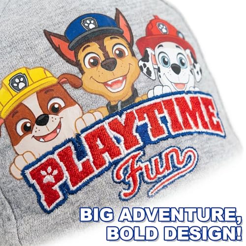Image of Nickelodeon Boys Baseball Cap, Paw Patrol Marshall Adjustable Toddler Hat, Ages 2-4 Or Boy Hats for Kids Ages 4-7