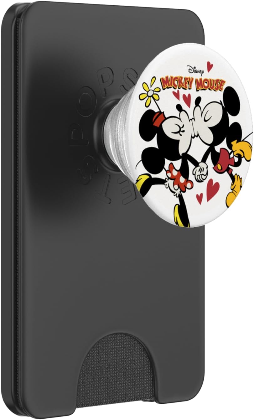 Disney Channel Mickey and Minnie Mouse Kiss PopSockets PopWallet for MagSafe