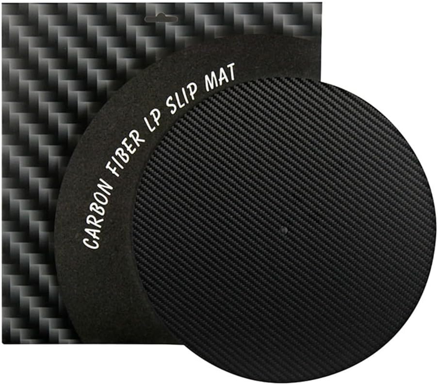 12inch Carbon Fiber Turntable Platters Mat for Record Players Mat