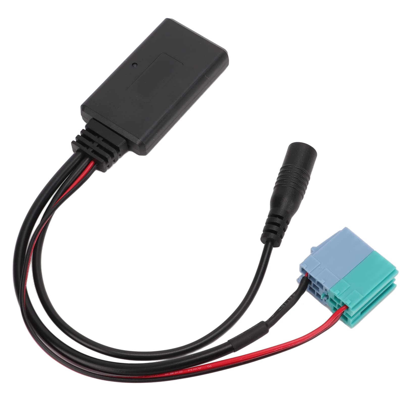 Module Music Adapter, Lightweight Stereo Audio Cable Adapter Wearproof Portable Microphone Handfree for CNET Head Unit Smartphone