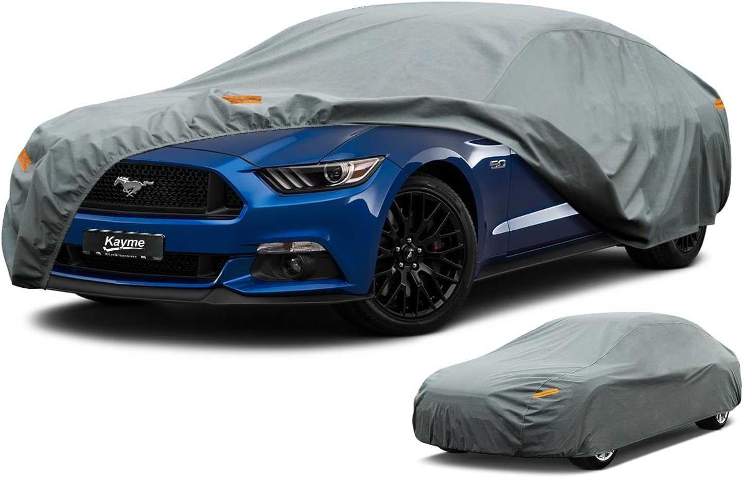 Kayme Cubierta de Coche Resistente a la Intemperie 3XL Coupe Cabrio Targa Resistente al Agua en Cualquier condición meteorológica para Coches