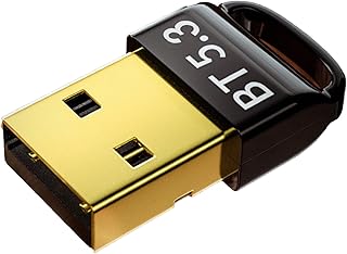 5.3 BT USB Adapter, for Dongle Receiver, USB Dongle Receiver for Desktop, Laptop, Mouse, Keyboard, Printers, Headsets, Speakers, for PS4, for Xbox Controllers