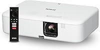 Epson EpiqVision Flex CO-FH02: 1080p Portable Smart Projector, 3000 Lumens, Android TV, 300" Display, 3LCD Home Theater