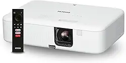 Projetor Smart Epson EpiqVision FH02, FULL HD, 3000 Lumens Streaming, Modelo: V11HA85020, Cor: Branco