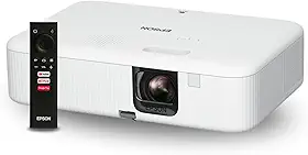 Projetor Smart Epson EpiqVision FH02, FULL HD, 3000 Lumens Streaming, Modelo: V11HA85020, Cor: Branco