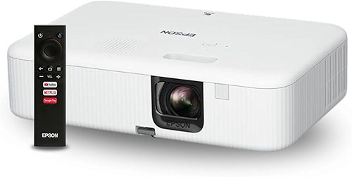 Projetor Smart Epson EpiqVision FH02, FULL HD, 3000 Lumens Streaming, Modelo: V11HA85020, Cor: Branco