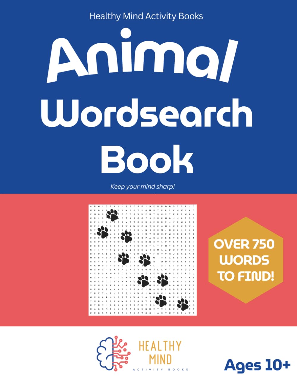 ANIMAL WORDSEARCH BOOK (HEALTHY MINDS ACTIVITY BOOKS)