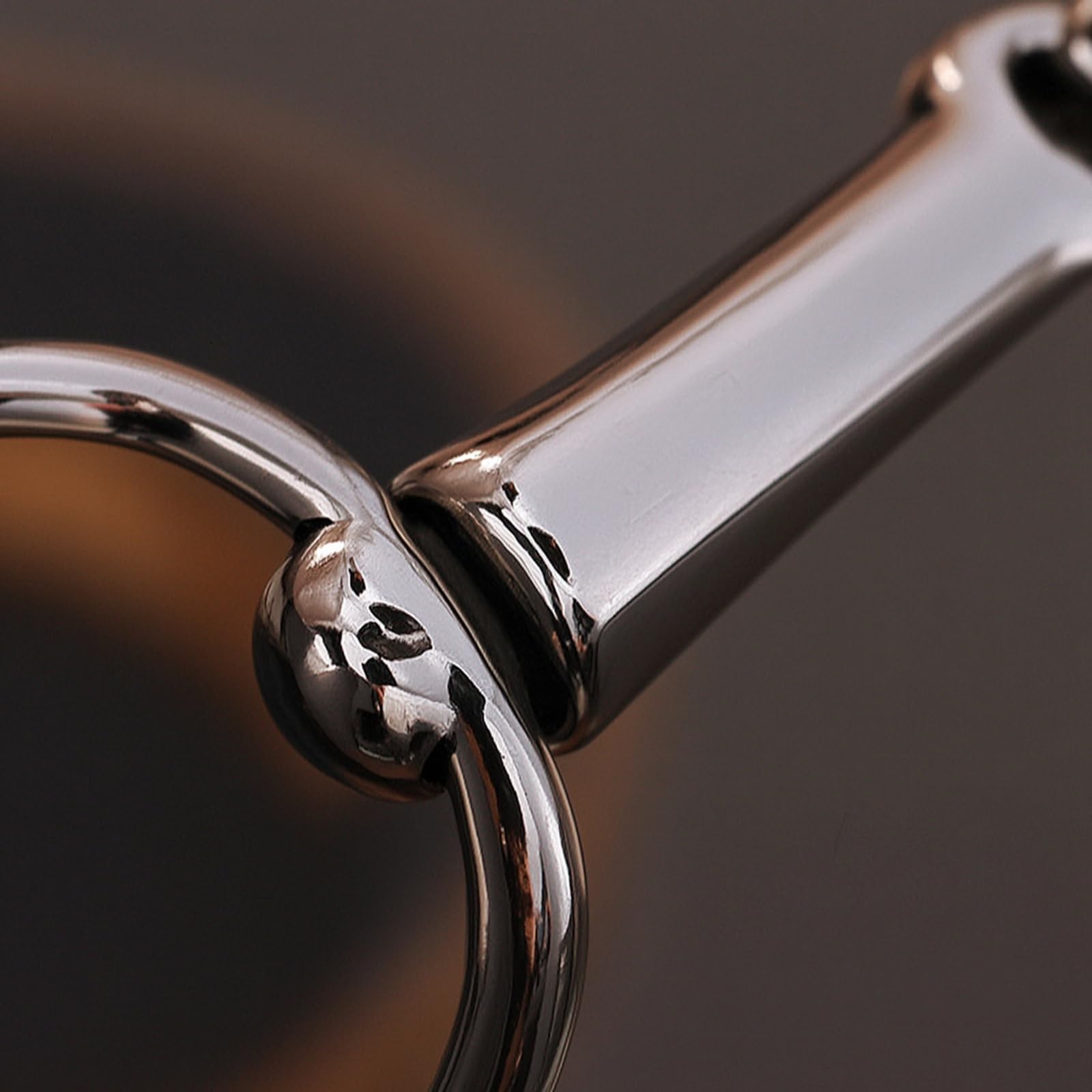 Anelli Antiruggine a Due Pezzi Robusto Anello per Equitazione Inglese