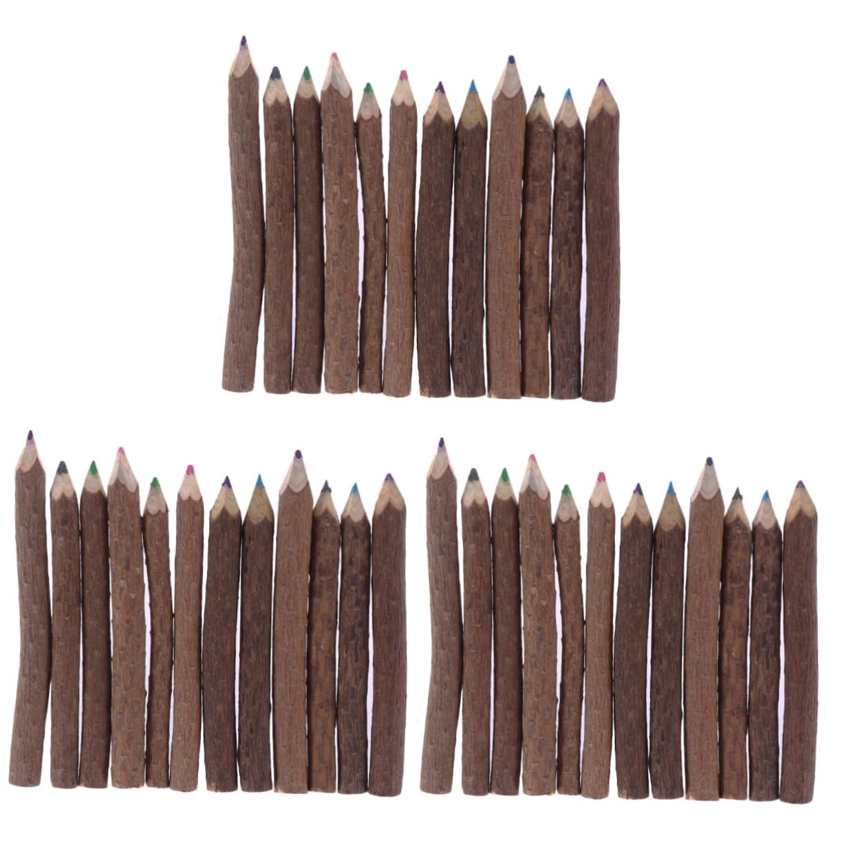 36 Pièces Crayon D'écorce Crayons De Branche D'arbre Crayons De Couleur Brindille à Dessin D'écorce De Brindille Crayon De Plombier D'arbre Bambou