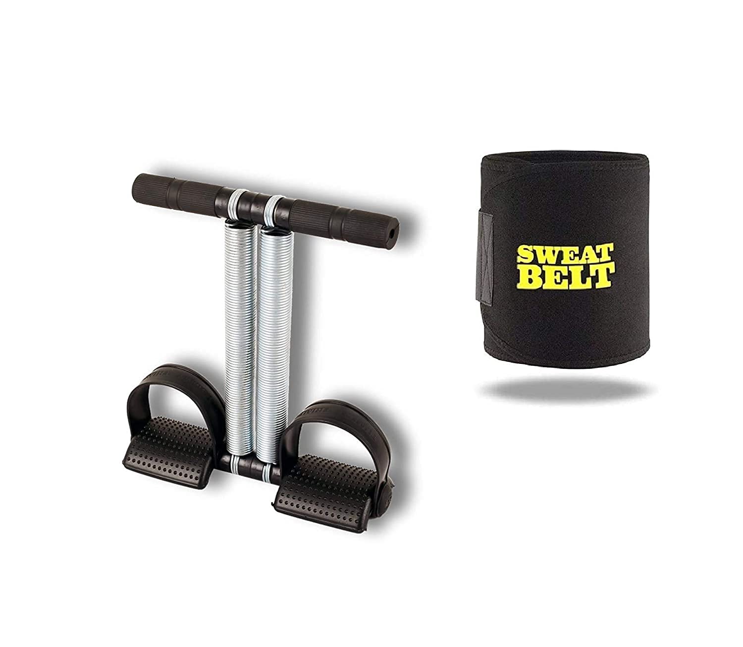 GJSHOP DOUBLE SPRING AB EXERCISER TUMMY TRIMMER & SWEAT BELT COMBO Gym & Fitness Kit Gym & Fitness Kit (B098TJGF48) Amazon Price History, Amazon Price Tracker