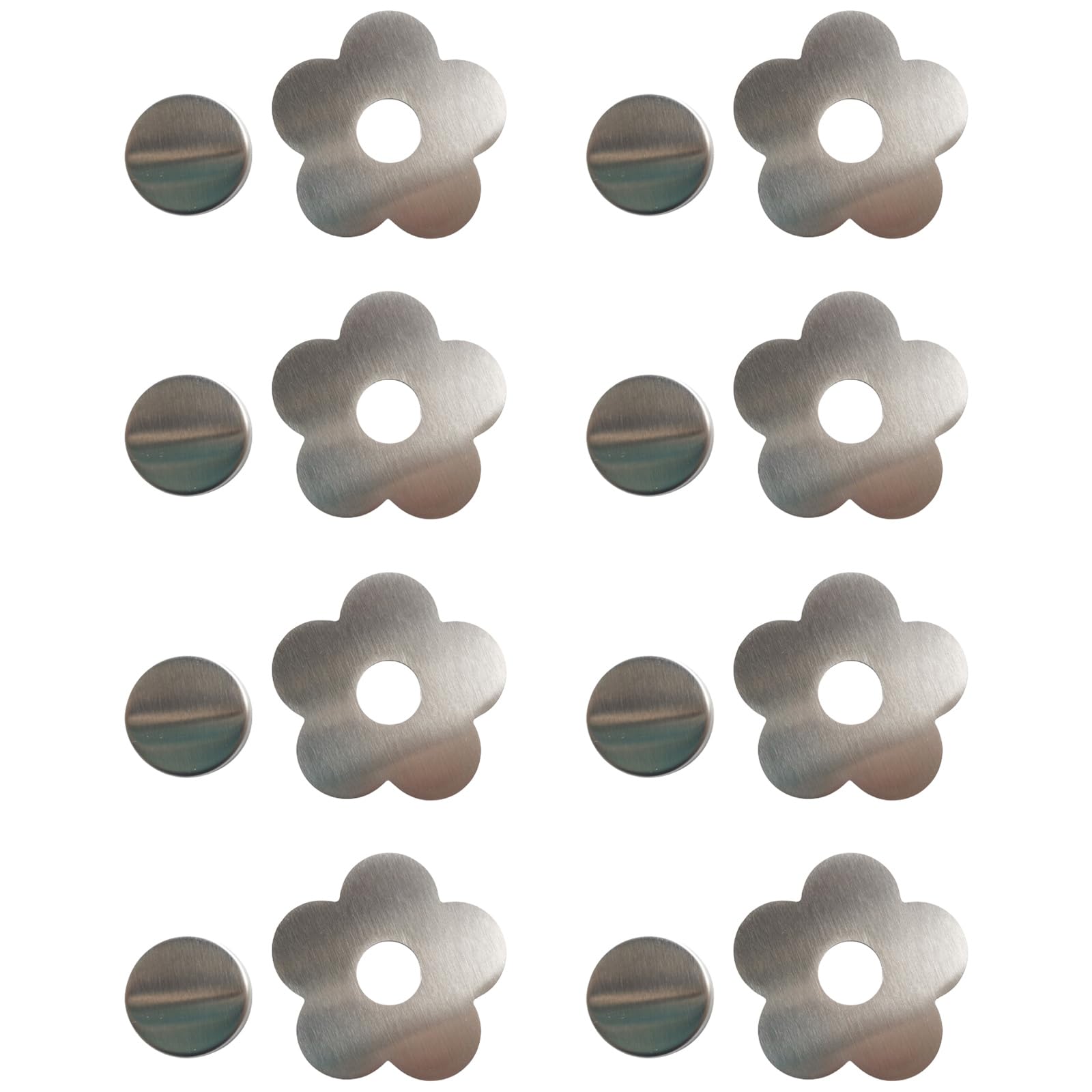 YWLUUOO 8PCS Strong Windproof Tablecloth Weights Holder Rustproofs Steel Decorative Design for Picnics Gardens Party Heavys Tablecloth Weights
