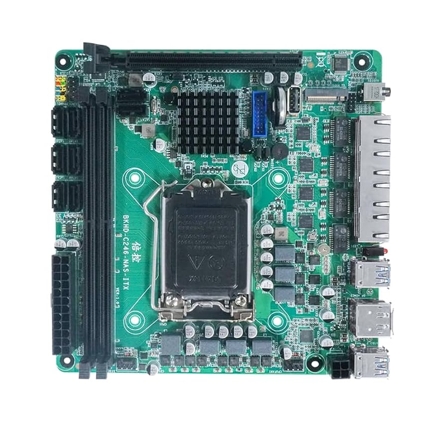 Amazon.com: N17 NAS Motherboard C246 LGA1151(Intel/C246/Mini