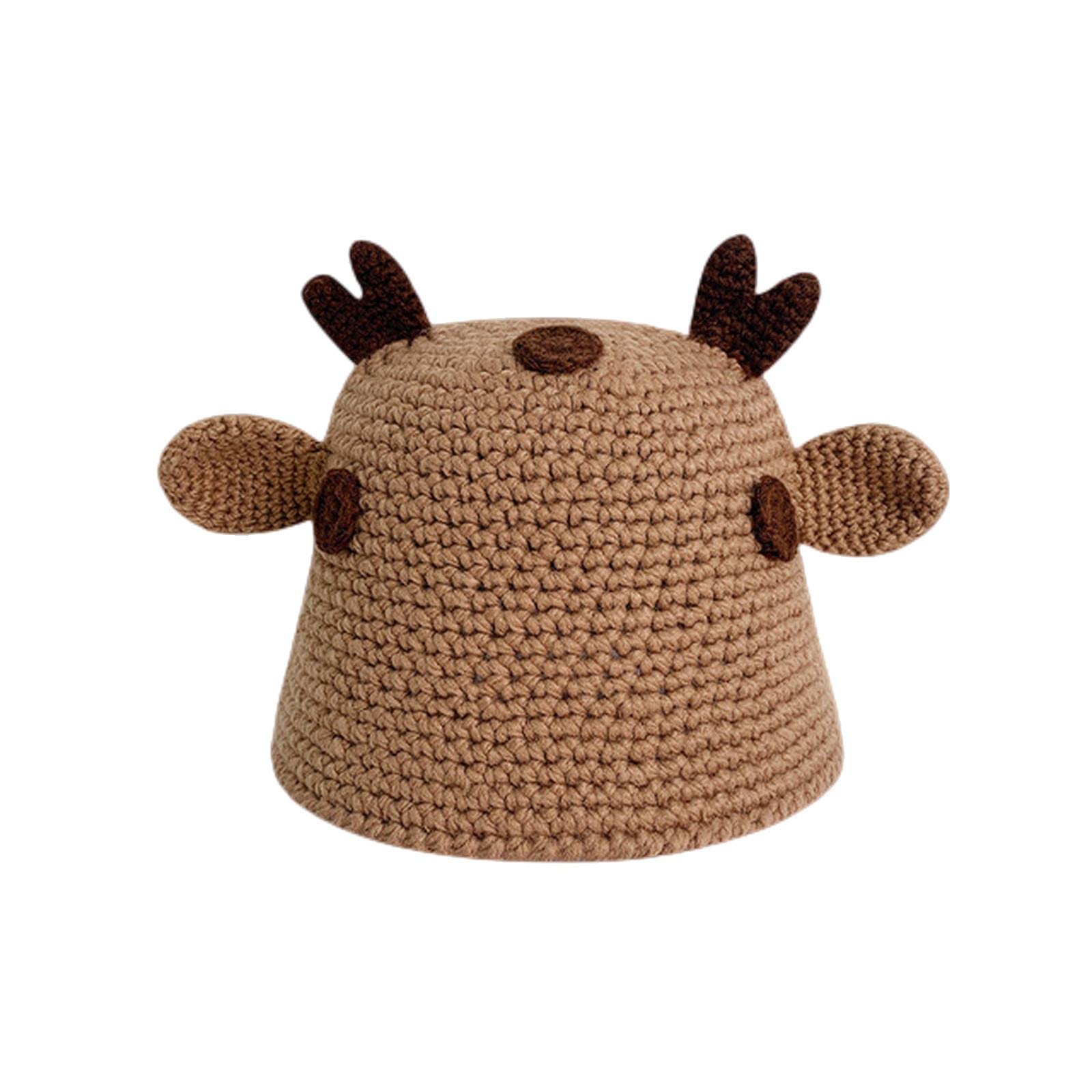 Cappello Bambino Invernale Berretti A Vitello A Tracolla in Finto Cappello in Lana per Ragazzi Femmini