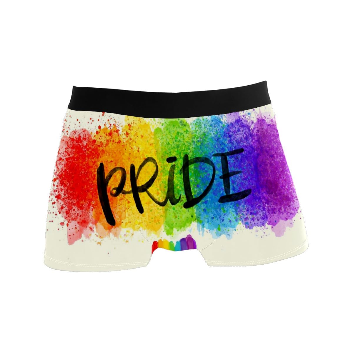 GISPOG Boxer Briefs Underwear Soft Underpants Stretch Breathable Happy Pride Lgbt