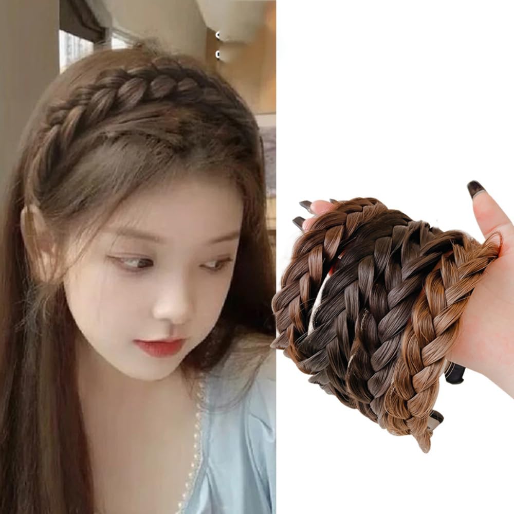 4 Fasce Per Capelli Annodate A Righe Colorate – Larghe 3 Cm – Accessori Primavera Estate Per Donna