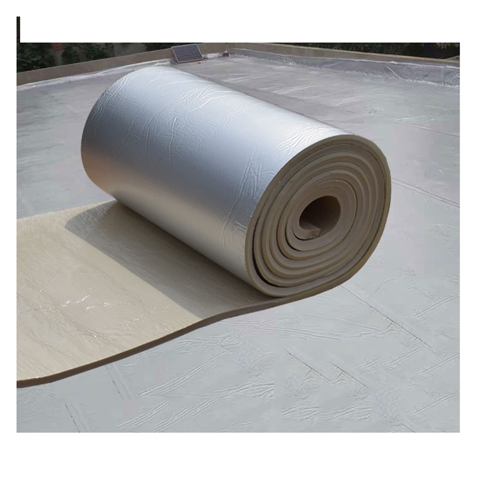 Isolante Insonorizzante per Auto,forte isolamento acustico e tampone ignifugo,Lamina Termoriflettente,Pannello Riflettente Termosifoni,Stuoia Cotone Isolante Autoadesivo,5mm（thk）,1*3M(3m²)