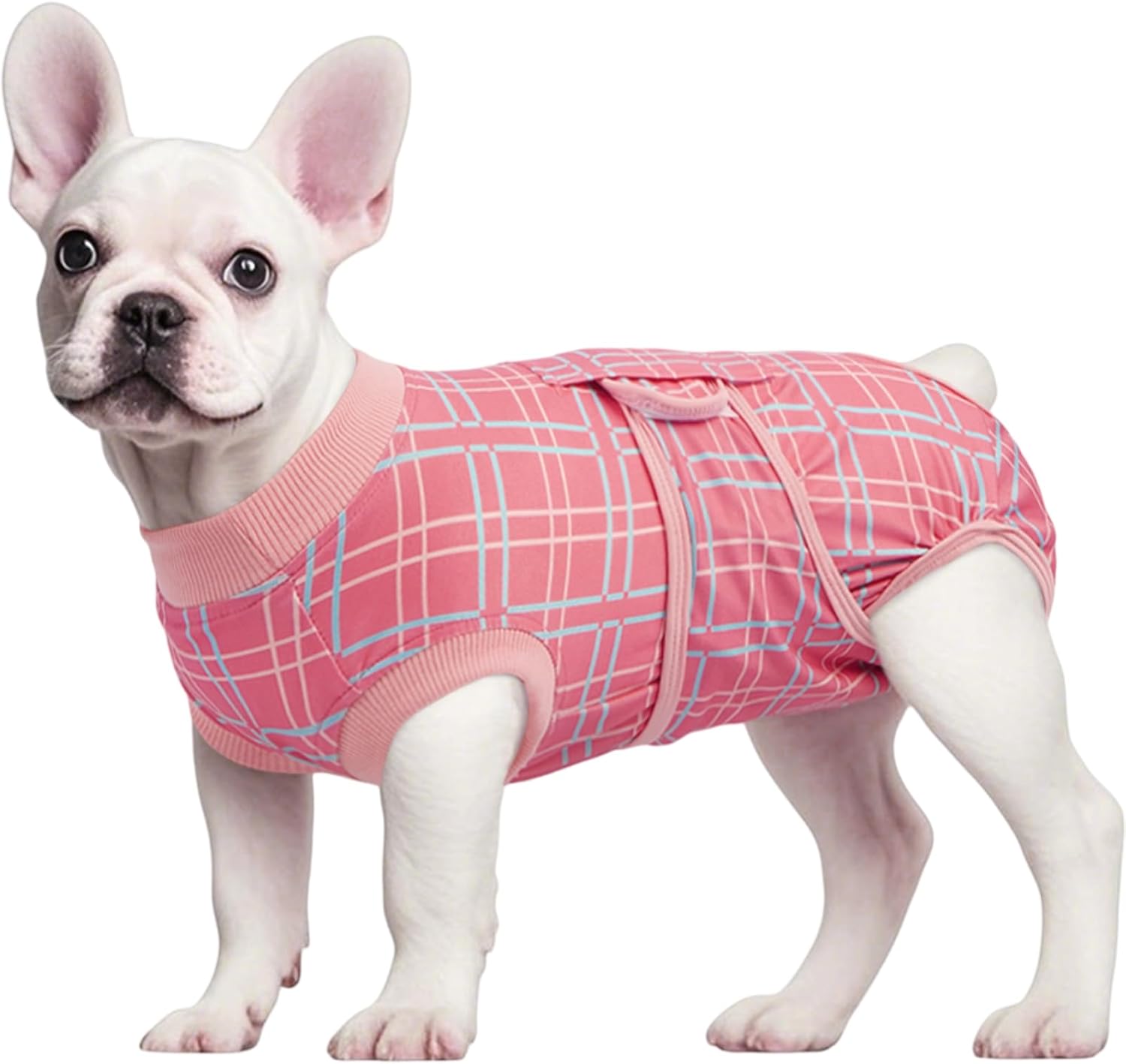 Kuoser Dog Recovery Suit for Female Male Dogs, Post-Surgery Bodysuit for Spay Neuter, Dog Onesie After Surgery, Anti-Licking Pet Surgical Recovery Suit, Pink S Kuoser Dog Recovery Suit for Female Male Dogs, Post-Surgery Bodysuit for Spay Neuter, Dog Onesie After Surgery, Anti-Licking Pet Surgical Recovery Suit, Pink S