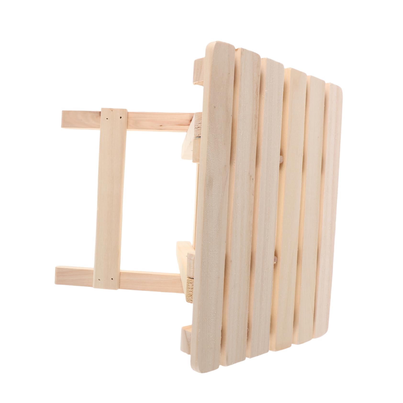 HANABASS Portable Solid Wood Folding Stool Lightweight Camping Chair for Home Use Shower Bench Outdoor Activities Hiking Fishing and Versatile Seating