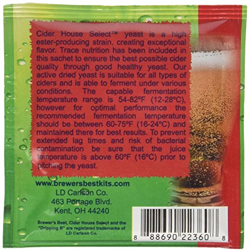 Home Brew Ohio FK-OQ8N-K9BZ Cider House Select Premium Cider Yeast-3 Count thumb #1