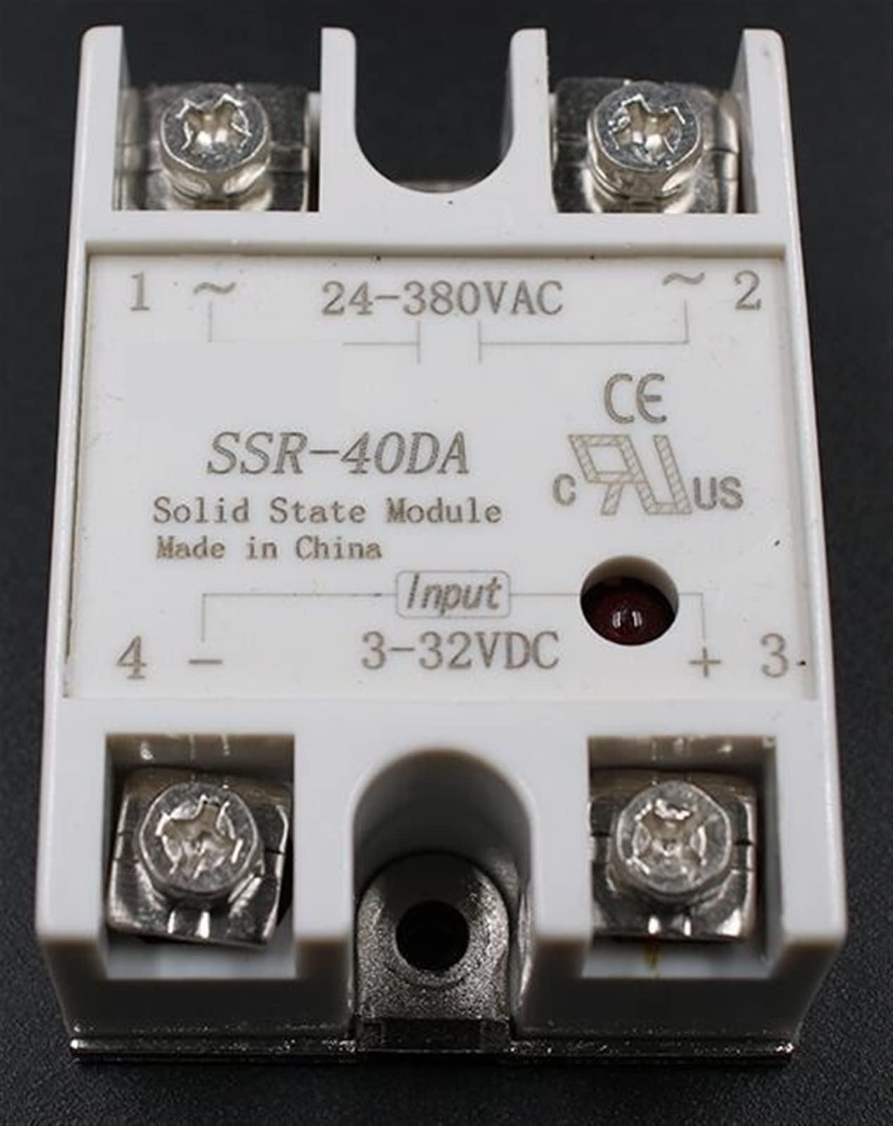 Relais SSR-40DA MOBYAT 40A | Commande 3-32VDC Sortie 24-380VAC