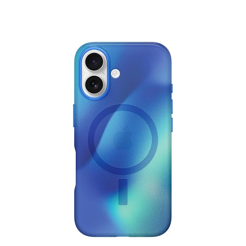 OtterBox Cover per iPhone 16 Slim & Sturdy con MagSafe, Resistente a Shock e Cadute; Cover Ultrasottile, Protettiva, Leggera, Testata a Norme Mil-Std 810G, Northern Lights
