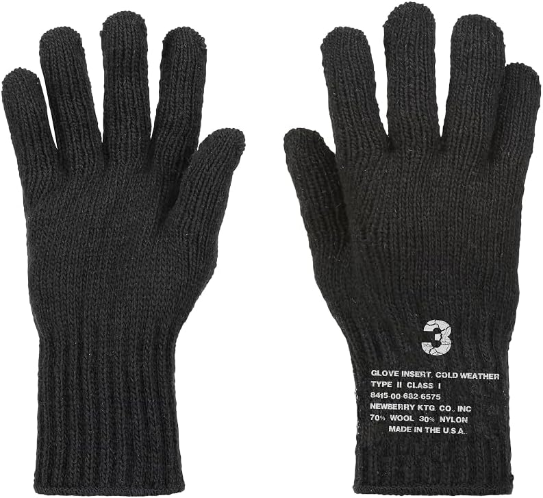 M MCGUIRE GEAR US Men's Wool Nylon Blend Cold Weather Snow Winter Glove Inserts