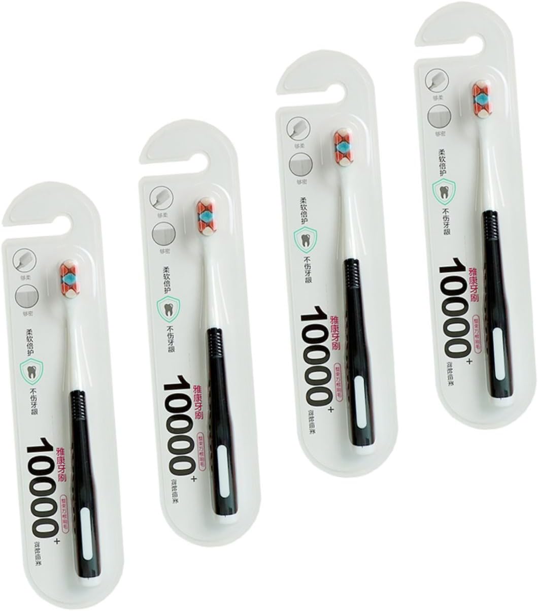 PartyKindom 4pcs Maternity Month Toothbrush Dental Floss Pbt Toothbrush Bristles Pregnant Woman Postpartum