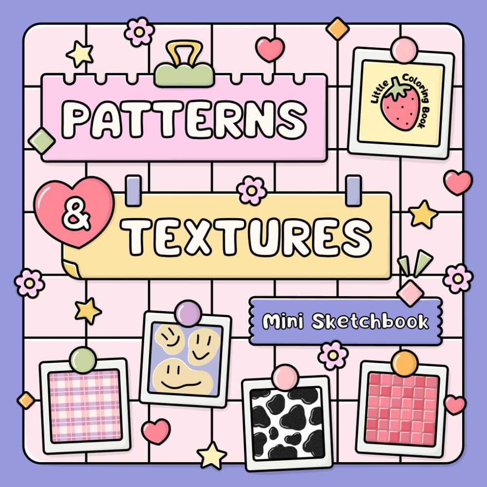 Patterns & Textures Mini Sketchbook: Practice, Organize & Track Your Favorite Coloring Tutorials!