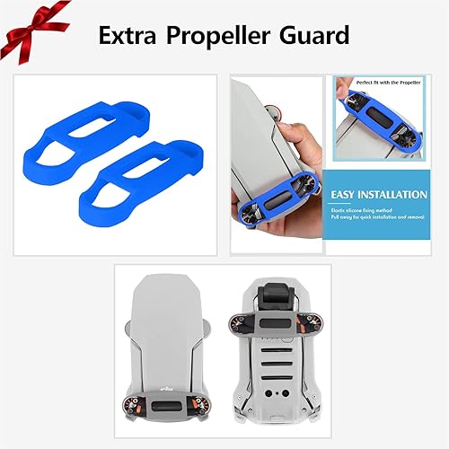Miniatura 7 de 24 cuchillas de hélice para DJI Mini 2, Mini 2 SE y Mini SE, repuesto de bajo ruido y liberación rápida, accesorios compatibles con accesorios DJI