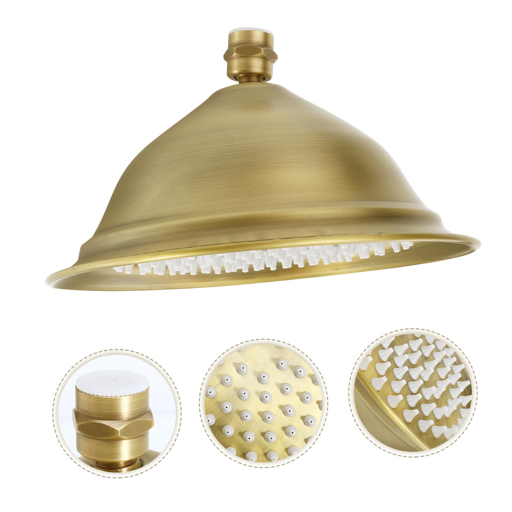Acero Inoxidable Cabezal Rociador de Techo 8 Pulgadas para Baño