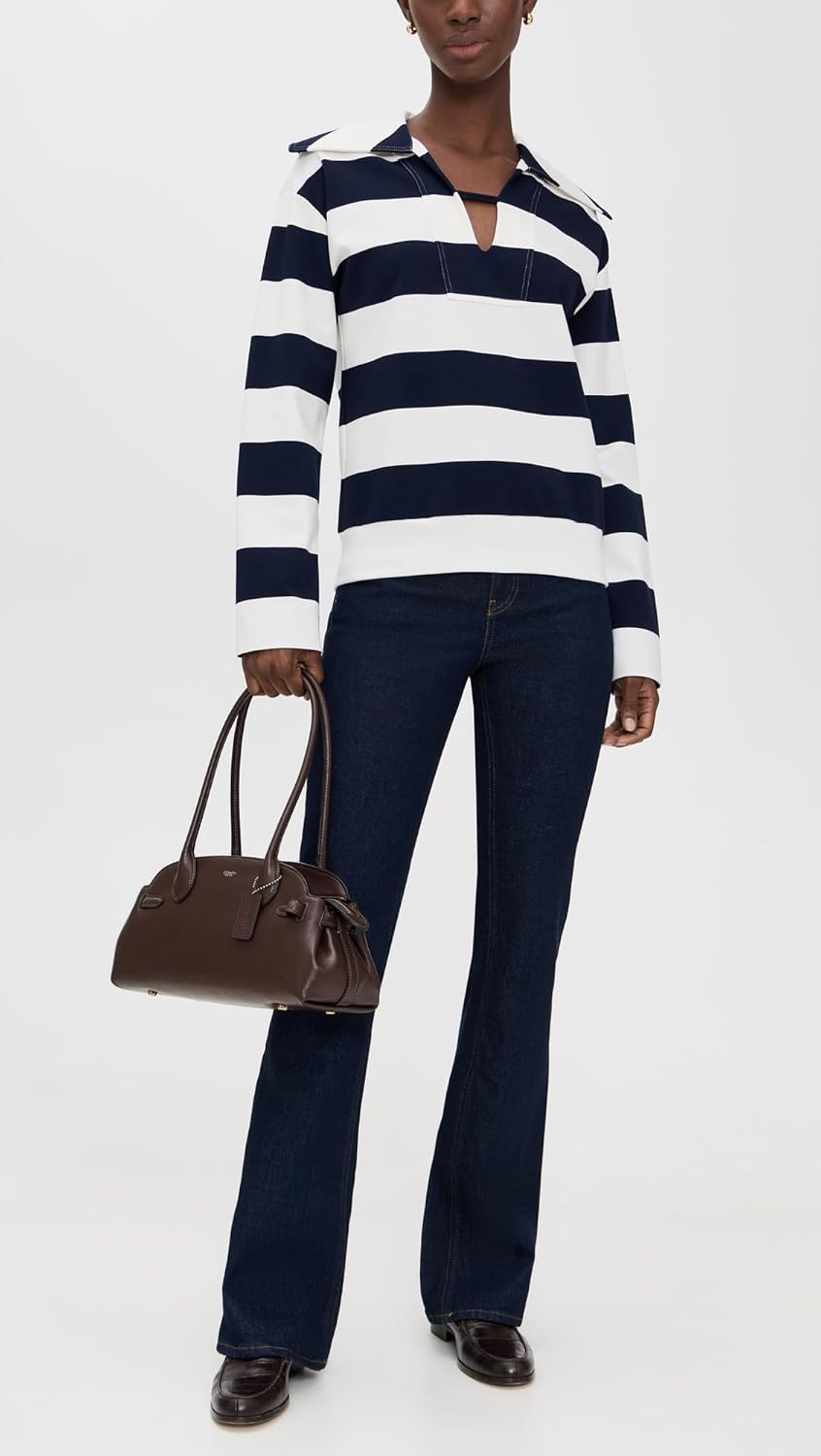 Mid Rise Straight Flare Jeans - Image 5