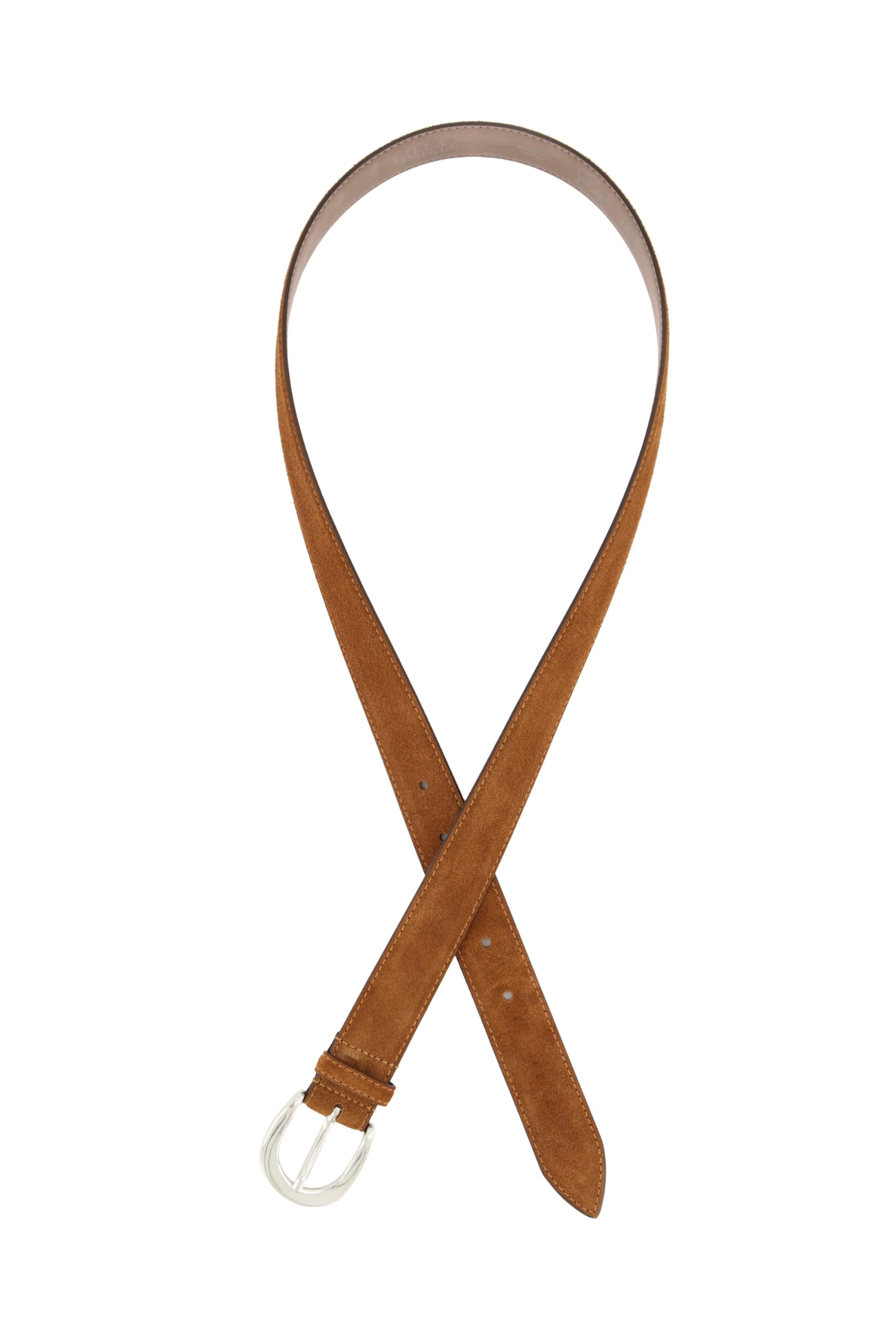 Ulla Popken Damen große Größen Übergrößen Plus Size Gürtel, Suede, Velourslederoptik, Metallic-Schließe 821761