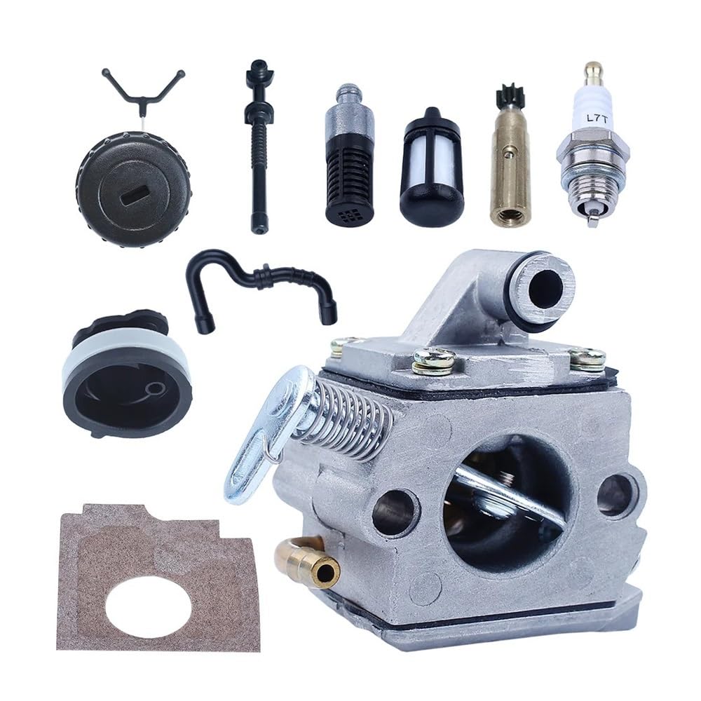 Kit de carburador MS170 Apto for Stihl MS 170 MS180 MS180C 017 018 reemplazo de carburador de Motosierra for Zama C1Q-S57A C1Q-S57B 1130-120-0603