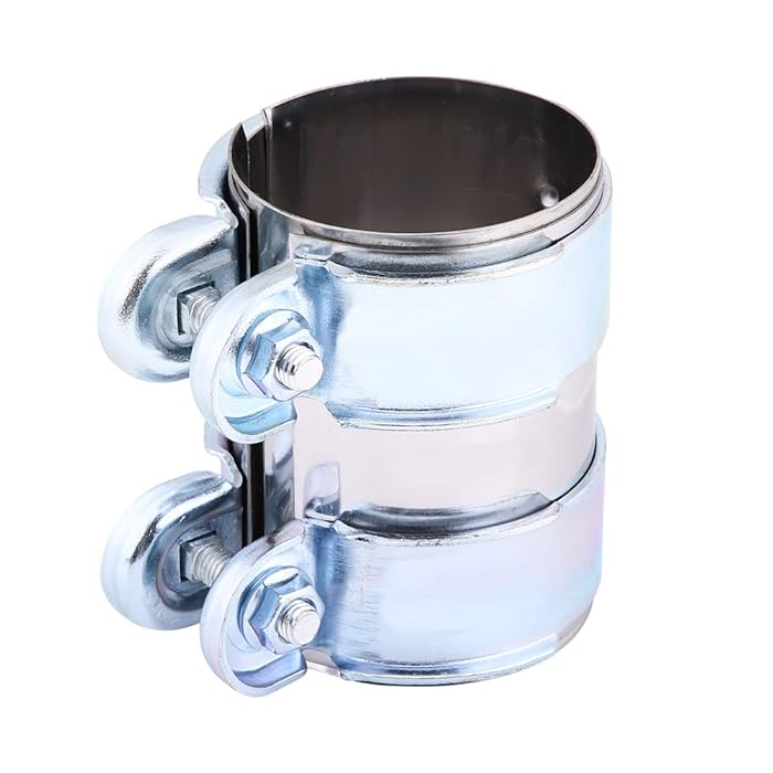 Buy Exhaust Clamp, Stainless Steel Turbo Exhaust Band Clamp Muffler