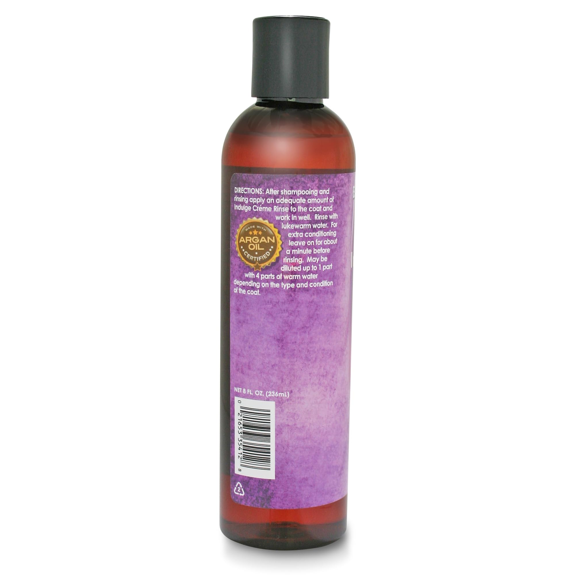 Bio-Groom Indulge Creme Rinse - Argan Öl Conditioner - Hundespülung - Für extrem trockene oder schuppende Haut - Hilft bei Entfilzung des Fells - Konzentrat 1:4 (Verdünnt 1.2 L) - 236 ml