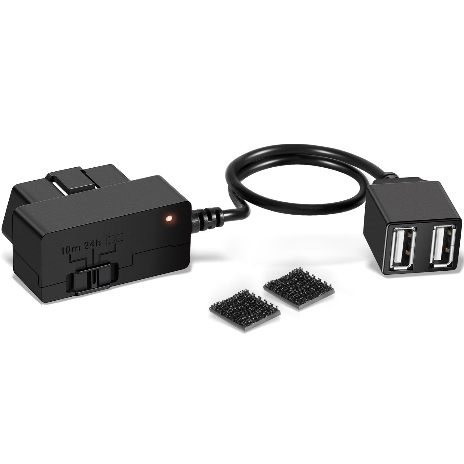 sixcow 010-12530-23 Constant Power Cable for Garmin Dash Cam 46, 47, 56, 57, 66W, 67W, Live, Mini, Mini 2, Tandem DashCam, Fits Vehicle's OBD-II Port for Power Even When Parked and Turned Off