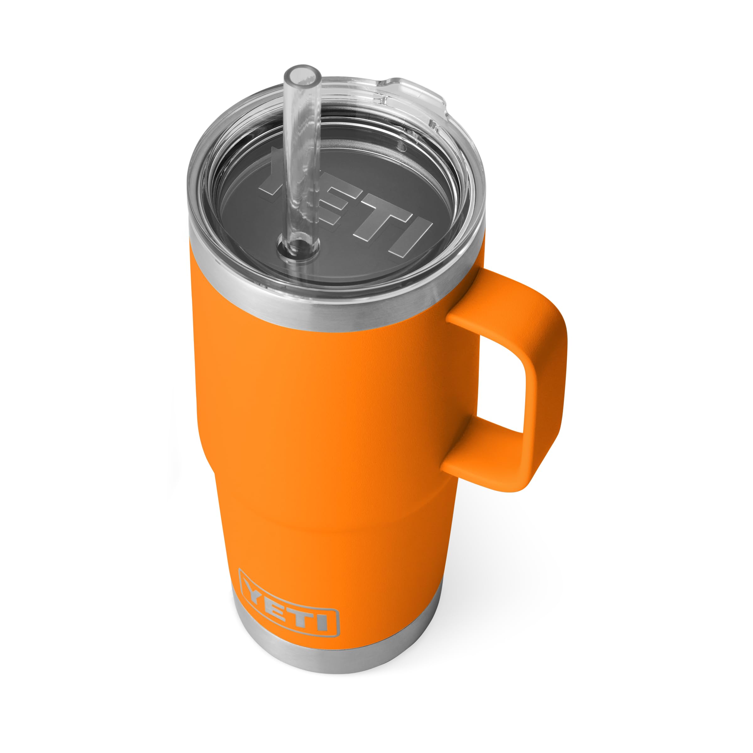 YETI Rambler Straw Mug, Stainless Steel Vacuum Insulated Mug with Straw Lid, King Crab, 25 oz (739 ml)