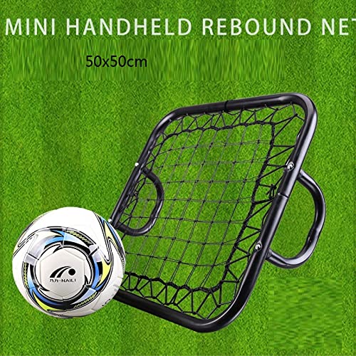 Rete da calcio Pro Rebounder portatile per calcio rimbalzo – Rete di rimbalzo per allenamento portiere (rosso)