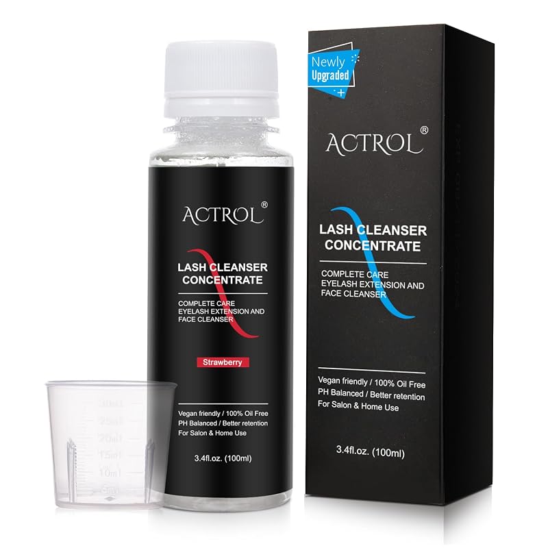 Concentrado de Shampoo para Cílios ACTROL 100 mL com copo medidor