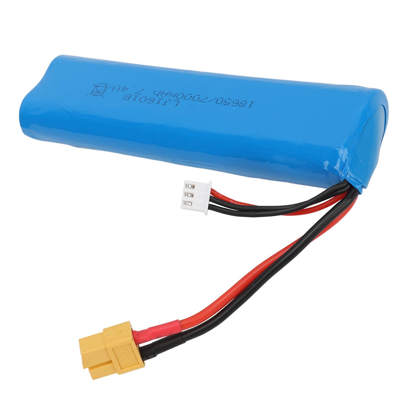 7,4 V 7000 MAh Li-Ionen-Akku für Henglong 3818 3889 3809 RC-Panzer mit XT60-Stecker, Überladungs- und Kurzschlussschutz, Akku mit Hoher Kapazität