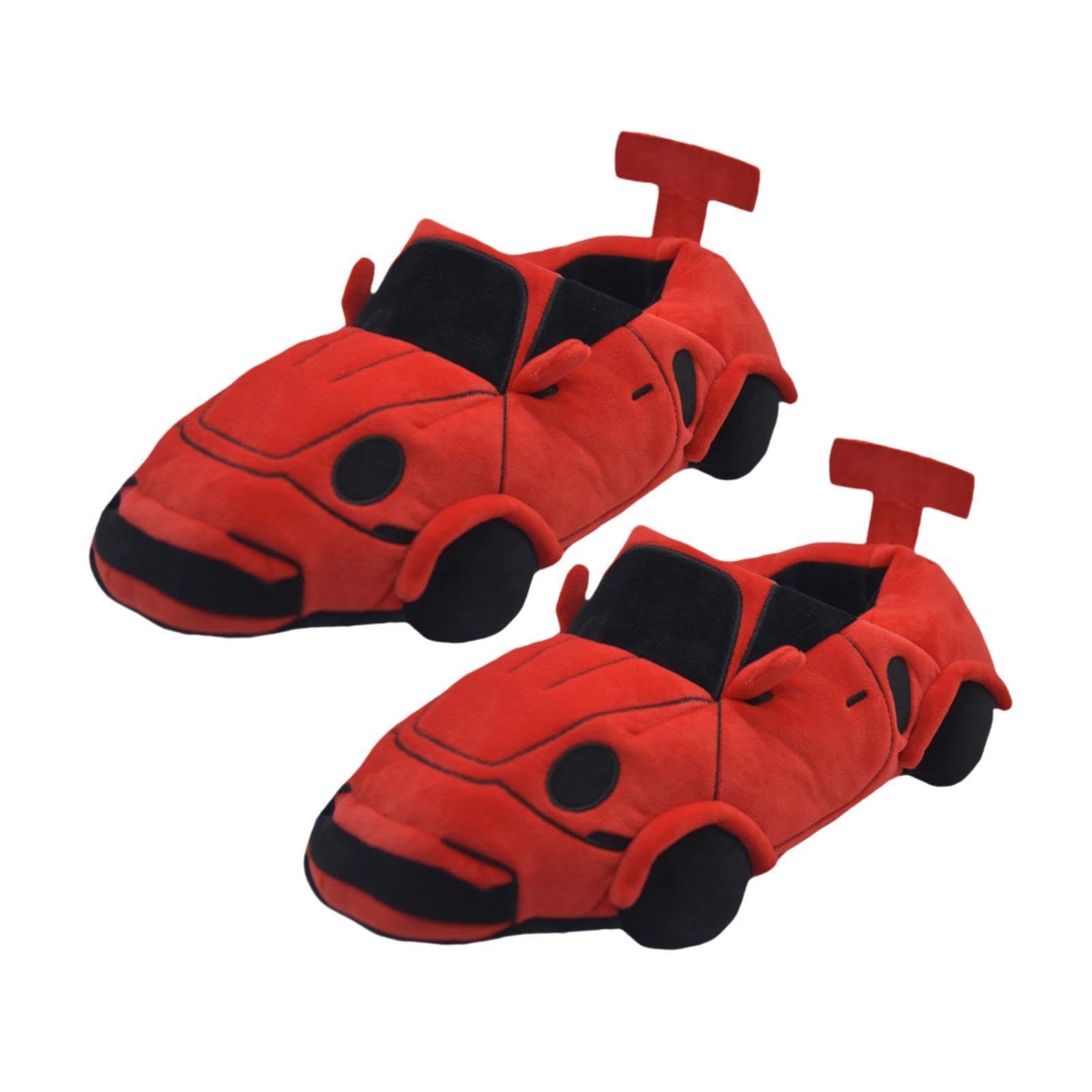 Pantuflas Invierno Zapatillas Coche Casa Peluche para Pareja Antideslizantes con Diseño Original Confort Térmico Adecuadas para Adultos Uso Familiar I
