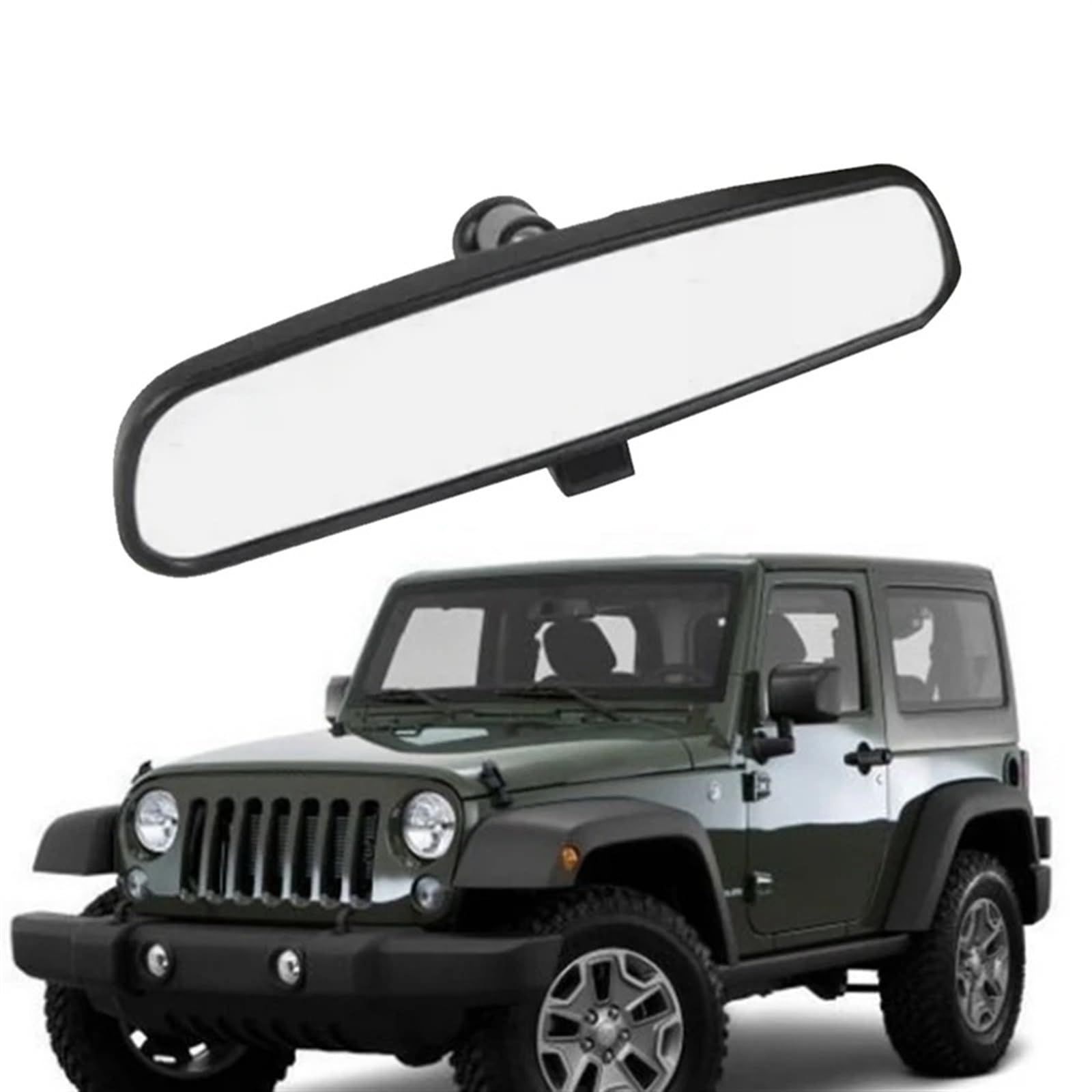 Miroir Intérieur De Voiture pour Jeep pour Wrangler 2007-2017 Rétroviseur Intérieur De Voiture 55156172AA Accessoires De Remplacement De Voiture Retroviseur Interieur Voiture