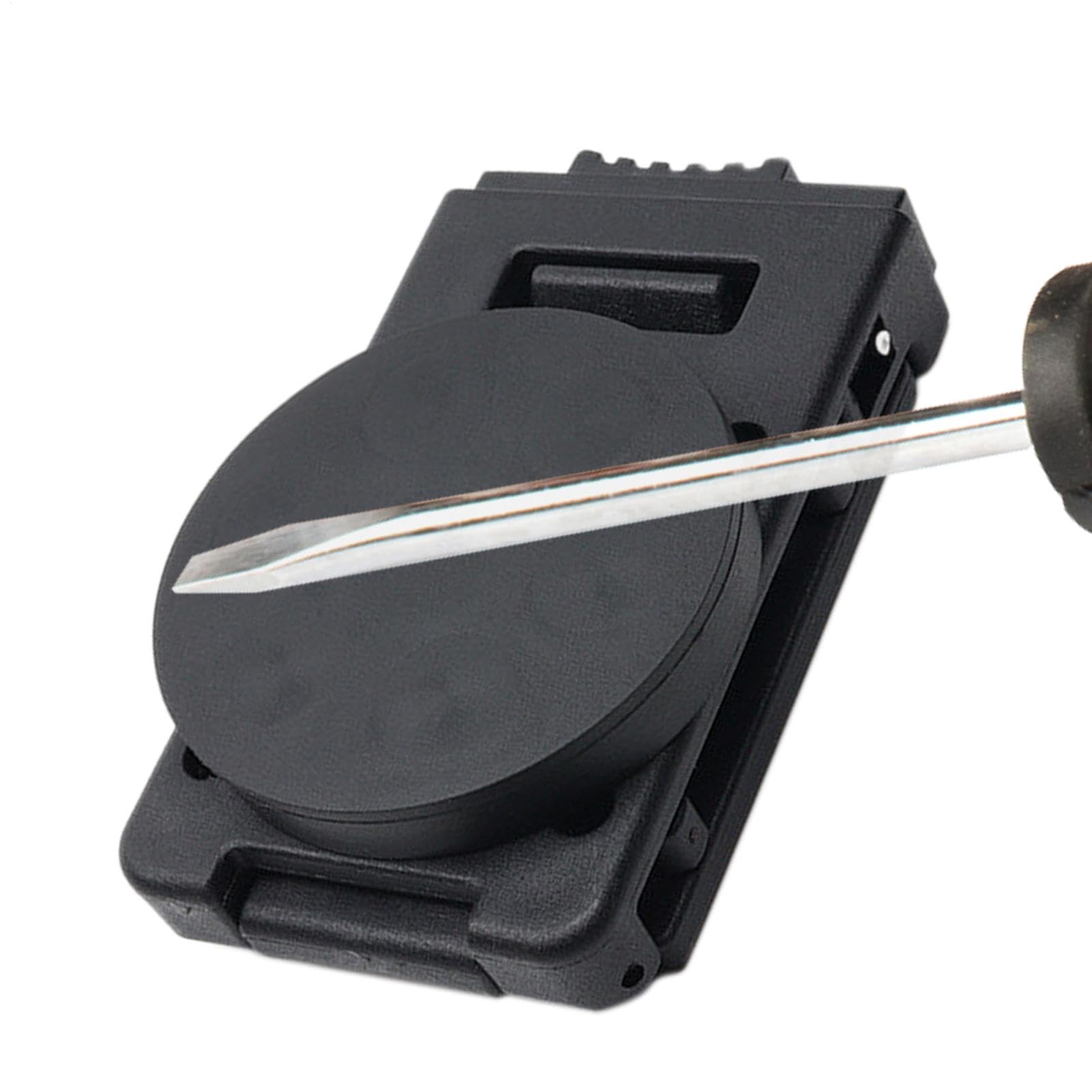 Magnetic Tool Clip, Tool Holder Drill, Magnetic Pliers Holder, Strong Magnetic Hold, Non-Slip Tool Holster for Drill Screwdriver Bits Wrench Plier Accessories, Rubber-Coated Magnet