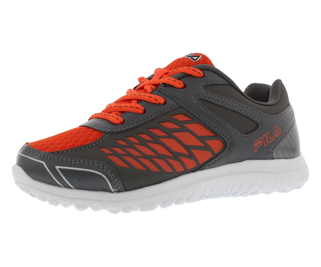 Fila Lightning Strike Kid's Shoes Size 11, Color: Grey/Orange