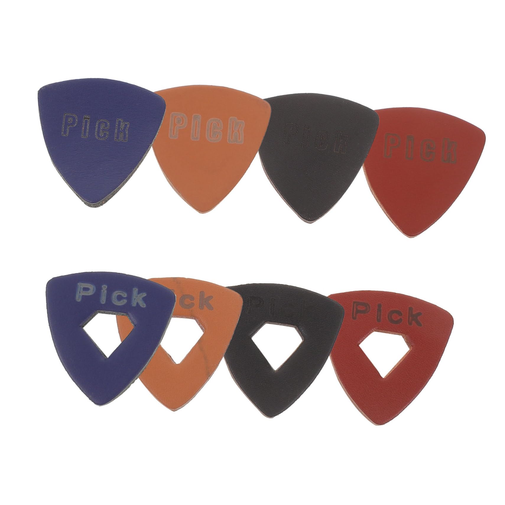 VICASKY 32 Uds Púas De Guitarra Accesorios De Guitarra Púas De Ukelele De Bajo De Dedo De De Pulgar De Cuero Genuino
