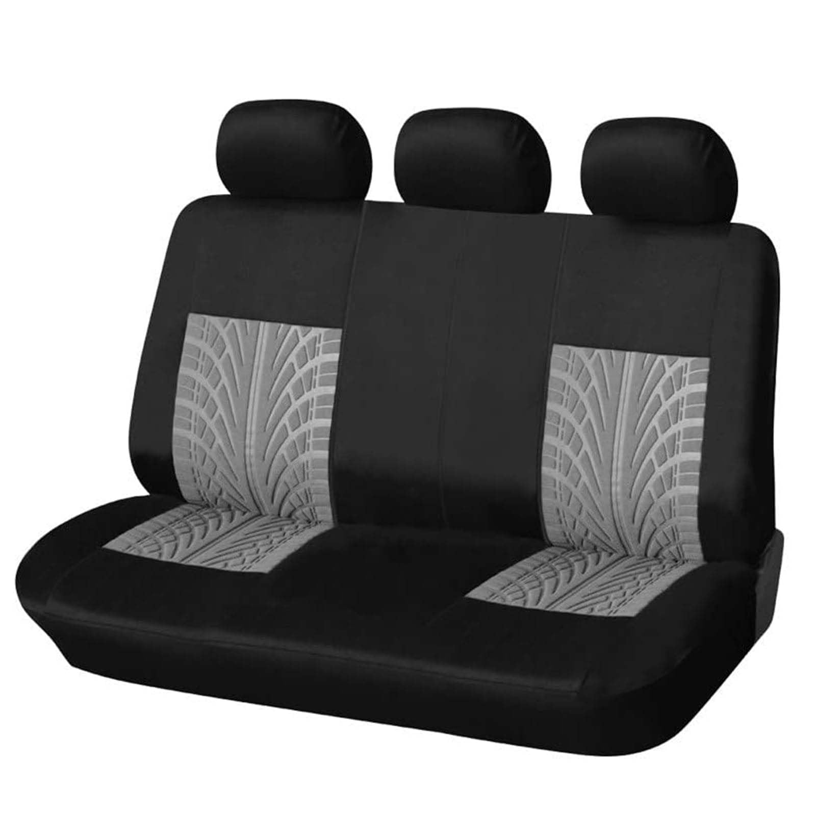 Coche Fundas Asientos para Renault Captur 2019-2022, Coche Cubre Asientos Cómodo Transpirable, Delanteros y Traseros Cubreasientos Protector Completo Juego,B Grey