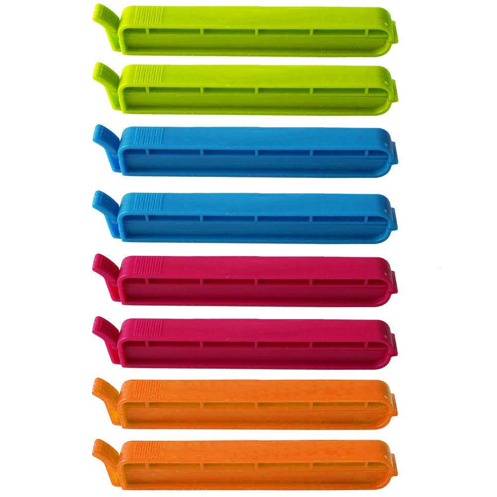 Produktbild von 30 Tütenclips Im 5er-Größen-Set – Wiederverwendbare Verschlussclips Für Beutel, Gefrierbeutel & Snacks – Luftdicht, Bunt (9–28,5 Cm)