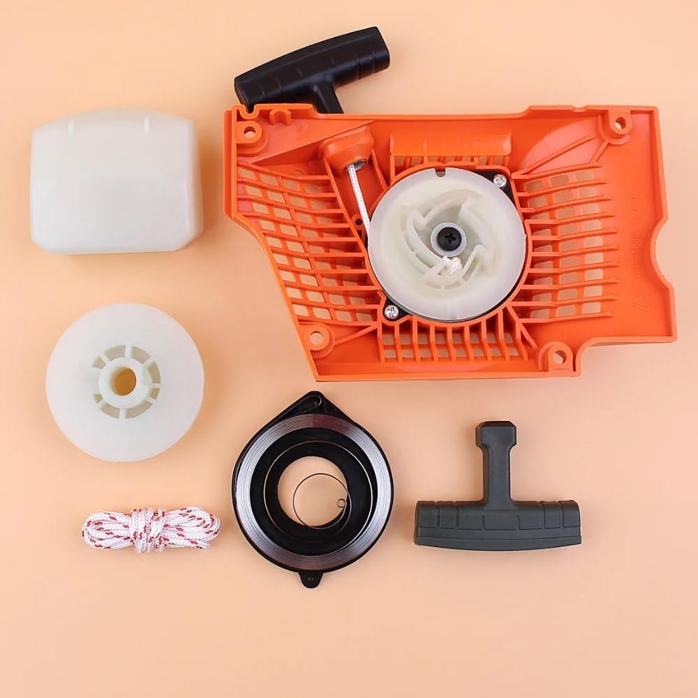 Kit de puesta a punto del filtro de aire del arrancador de 6 piezas for motosierra de gasolina 350 340 345 346 346XP, repuestos for motosierra 537 10 47 02