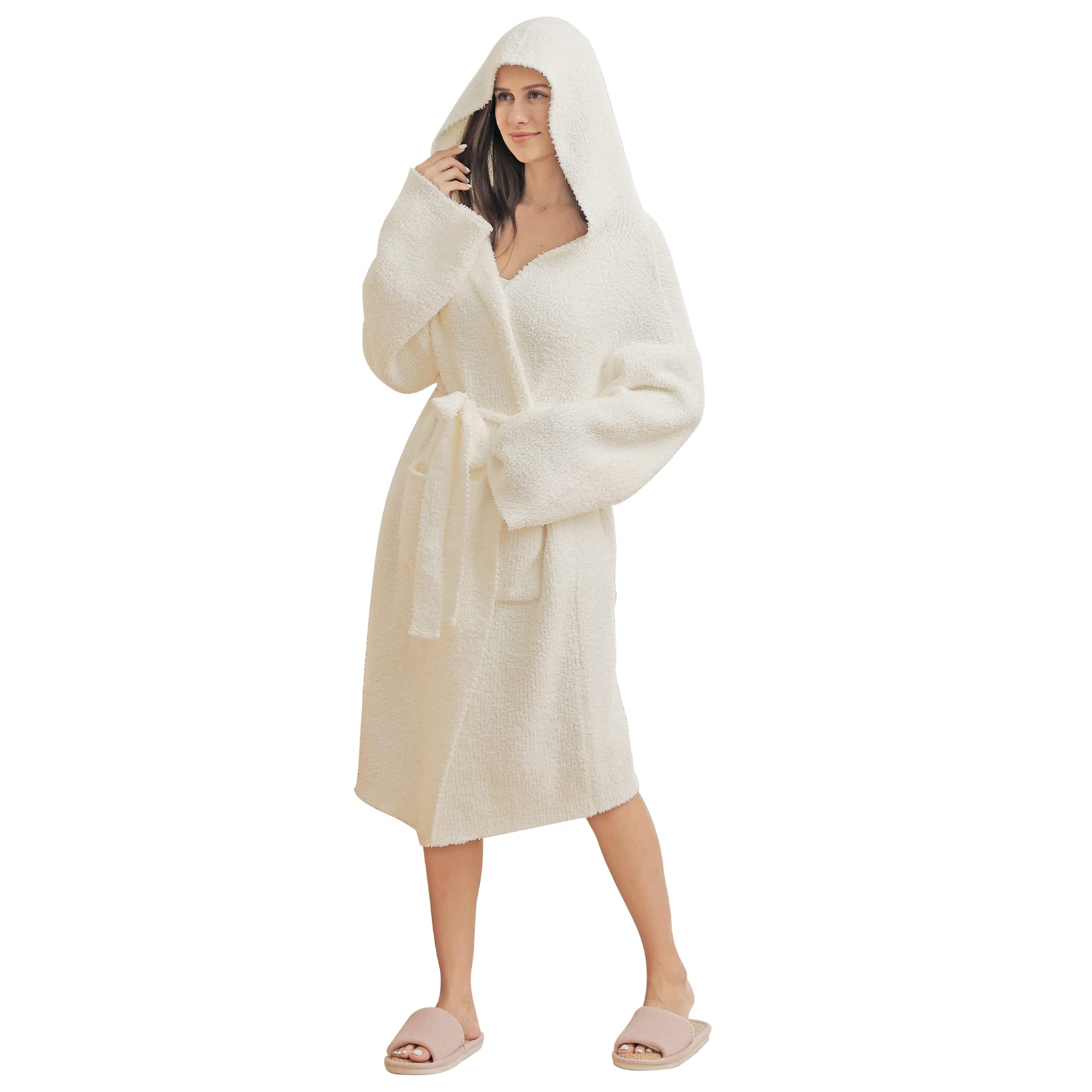 bearberry Hoodless Plush Robe