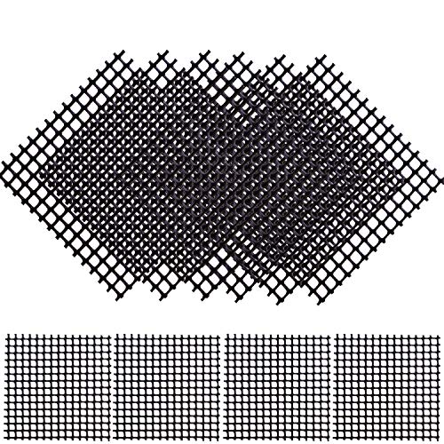 Aboat 100 Pack 2 x 2 Inch Rigid Polyethylene Garden's Drainage Mesh Hole Screens